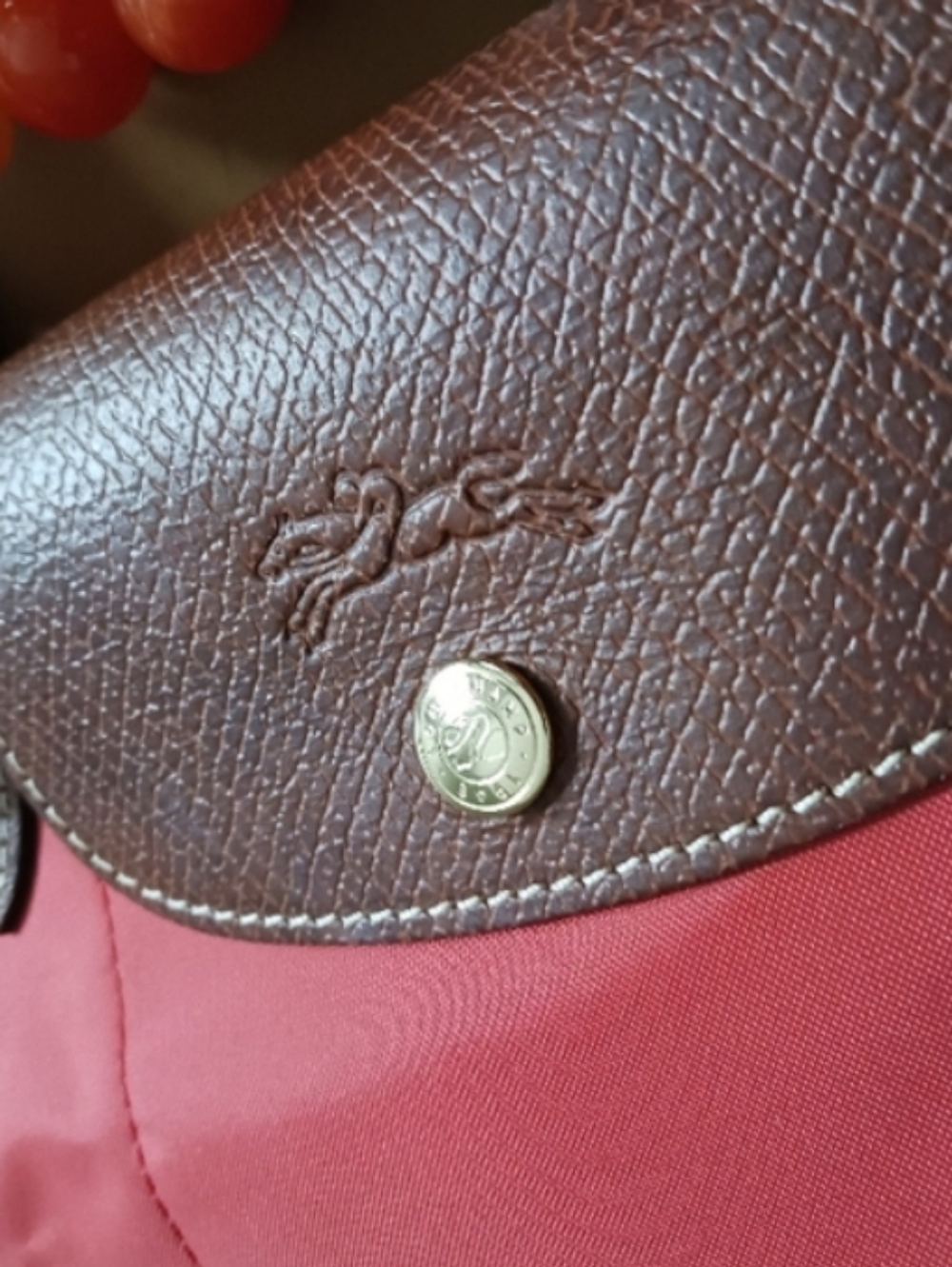 Longchamp Le Pliage Tote Bag, Foldable Pink - Picture 10 of 15
